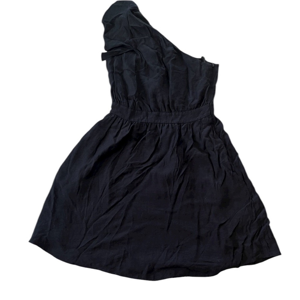 BCBGeneration Womens Elegant Black One-Shoulder Dress Cocktail Size 2